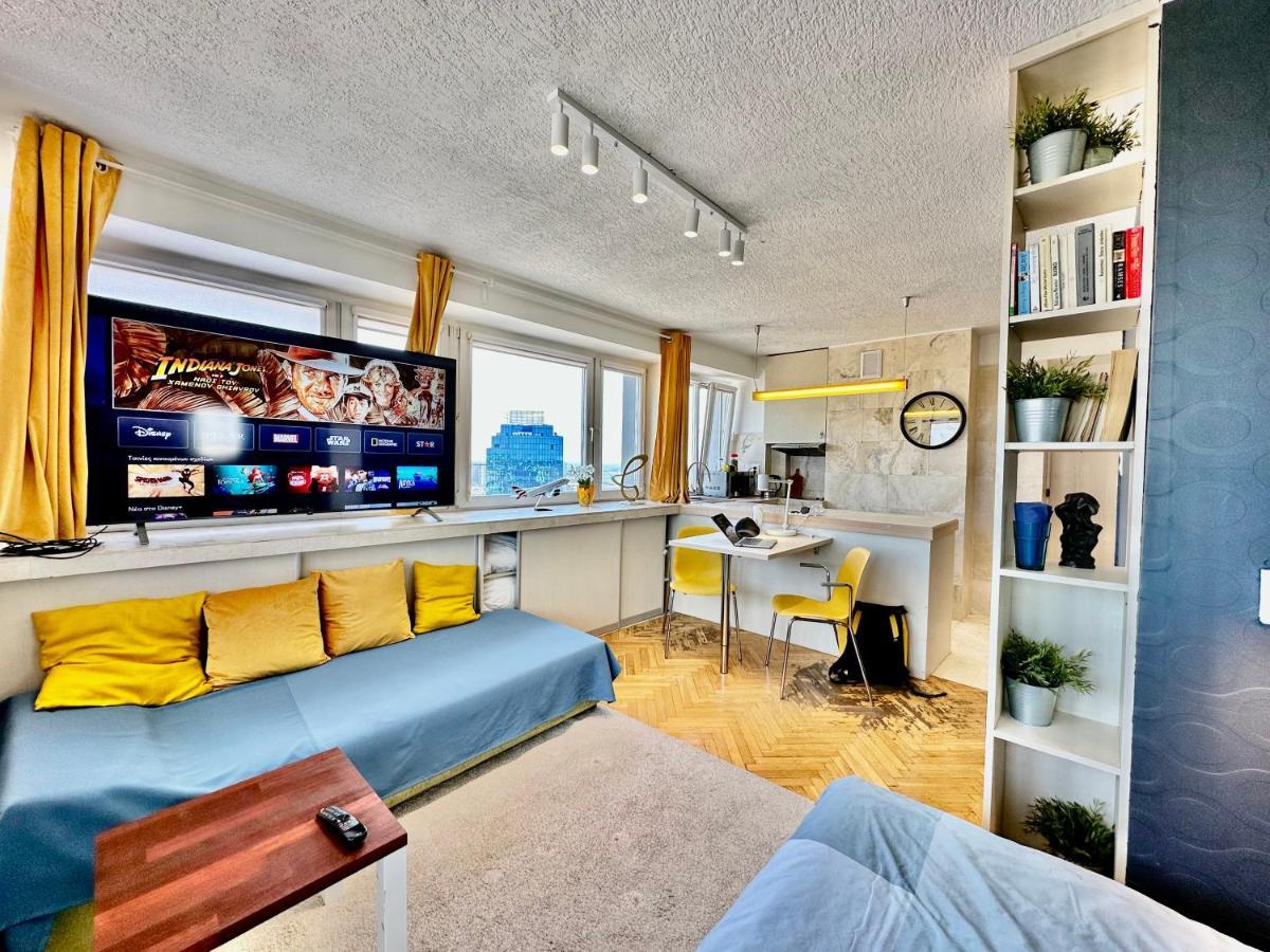 Sun Clima/Ac Metro X2 Fast Wifi 500 Mbs 70'Tv Netflix Appletv Hbo Apartment Warsaw Exterior photo